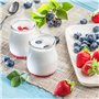 GBKDQQ Lot de 12 pots à yaourt transparents de 200 ml avec couvercle - Verres à dessert transparents avec couvercle - Pour confi