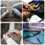 GBKDQQ Kit d'outils d'horlogerie 83 pièces - Kit d'outils de changement de batterie - Ouvre-montre - Outil de pressage - Outil d