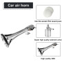 Aicharynic Corne à sifflet turque 12 V/24 V - Klaxon à air comprimé - Klaxon de camion - Kit klaxon à air comprimé - Pour voitur