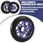 Lot de 2 roues de rechange pour trottinette Stunt - 100 mm - 88A - Avec roulements ABEC-9 - En alliage d'aluminium - Accessoires