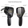 256X192 IR Caméra thermique portable HT-18+ à haute résolution de HTI avec 25 HZ, caméra visible 300 000 pixels, écran couleur 3