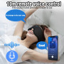 EUJAM Masque de Sommeil Bluetooth, Casque de Sommeil Masque pour Les Yeux Bluetooth, Musique sans Fil,Casque de Sommeil Cadeaux