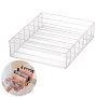 katmerio Organisateur de coiffeuse, organiseur de fard à paupières, 7 compartiments pour palette de fard à paupières, rouge à lè