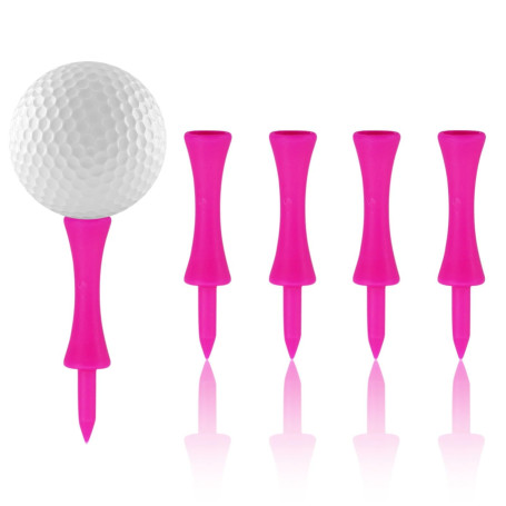 AMANDELIZABE Lot de 110 tees de golf roses en plastique 57 mm (2-1/4")