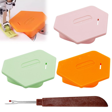 Druuzyl Lot de 3 Guides de Couture Magnétiques avec Découd-Vite