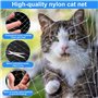 4x3m Filet de Protection Chat Transparent