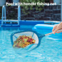 Filet de Piscine avec poignée Filet De Nettoyage D'Étang pour Piscine Filet D'Écumoire De Piscine