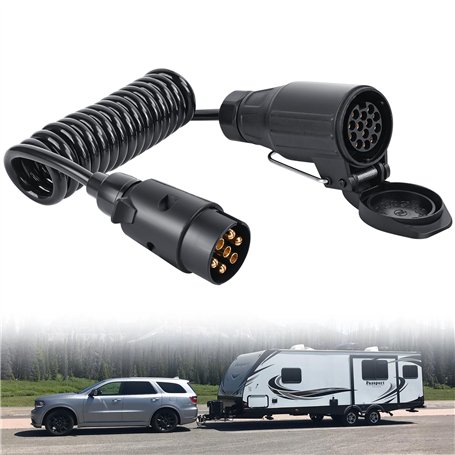 Bacxzomx 2M Rallonge Remorque 7 Broches vers 13 Broches