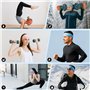 Bandeau Cheveux Femme 6 Pièces Bandeau Cheveux Femme Homme Unisexe Antidérapant, Sport Headband Large Élastique, Bandeaux Mode p