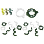 TTPSRY 203 Pièces Kit Attache Plante Jardin Clips Fixation Vigne Anneau Support Tuteur Légume Tomate Fleur Fruit
