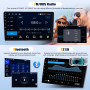 Autoradio Android 13 Carplay 4+64G pour Mercedes Benz CLK/GLK W209 W203 2005-2009, écran tactile 9" avec Android Auto Bluetooth