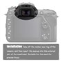 DK-28 Lot de 2 œilletons pour appareil photo numérique Nikon D7500 Remplace les oculaires Nikon DK-28, Fire Rock DK28