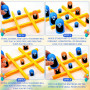 Jeu de Tic Tac Toe,2 Joueurs Jeux de Société Tic Tac Toe Big Eat Small Game Parents Enfants Interaction Jeux Jeux de Plateau Cla