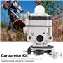 Mumusuki Jeu de carburateurs Kit de carburateurs pour Tanaka TBC-2510 TBC 2510 Cisaille Gazon remplacer Remplacer Carb # 4554728