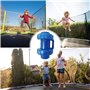 Embouts de Trampoline Lot de 8 Protection pour Barres de Filet de Trampoline Ø 25 mm, Bleu