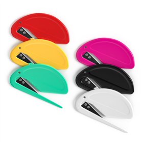 Ouvre-lettre Tiergrade 6 pièces, découpeuse de courrier d’enveloppe sûre avec rasoir, ouvre-boîte Coupe-papier, idéal pour le bu Ouvre-lettre Tiergrade 6 pièces