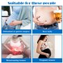 Dunkwckore Ceinture Grossesse Femme Enceinte, Universelle Régulateur Empêche Pincement l'Abdomen, Réglable Confort et Sécurité P