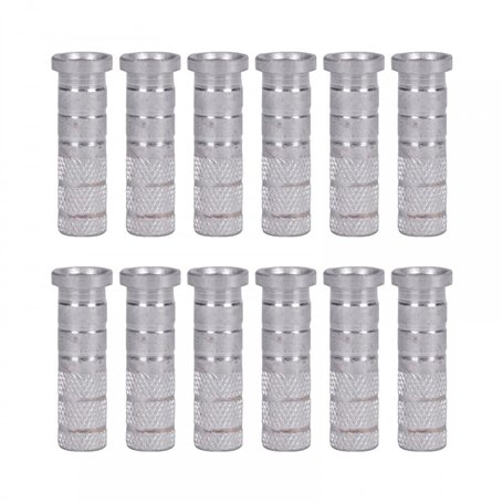 DONGKER Lot de 12 flèches de rechange en aluminium pour tir à l'arc - Pour arbre de flèche de 6