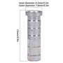 DONGKER Lot de 12 flèches de rechange en aluminium pour tir à l'arc - Pour arbre de flèche de 6,2 mm