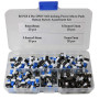 80Pcs 6 broches DPDT micro interrupteurs à bouton-poussoir de puissance autobloquants (5.8X5.8mm 7X7mm 8X8mm 8.5X8.5mm)