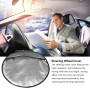 Pare-Soleil Volant Voiture, Couverture Protection Solaire de Volant Protection Thermique de Couverture de Volant Voiture pour SU