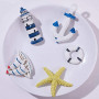 Canzoon Style Méditerranéen 15Pcs Décoration Nautique Ancre Bateau Decoration Bateau Decoration Marine pour Chambre Mur Capteur 