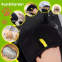 KLINNA Lot de 1 Gants de toilettage pour Chat et Chien - Double Face - pour Poils Lisses et sains - Gants pour enlever Les Poils