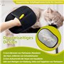 KLINNA Lot de 1 Gants de toilettage pour Chat et Chien - Double Face - pour Poils Lisses et sains - Gants pour enlever Les Poils