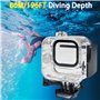 FitStill Étui étanche pour Appareil Photo Go Pro 11 Mini Noir, 60 m de Profondeur avec Coque de Protection pour Accessoires sous