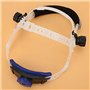 Casque de soudage avec bandeau intégré absorbant la transpiration réglable (blanc)
