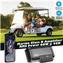 Amplificateur Bluetooth marin 4 canaux Classe D Amp stéréo sur les bateaux UTV ATV Golf Chariots et voitures