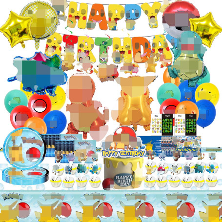 Lot de 100 décorations d'anniversaire pour enfants