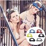 TRKETK 6 Pièces Bandeaux Bandana pour Femmes et Filles, Accessoires de Cheveux Extensibles Bandeaux à Imprimé Rétro Boho Bow Ban