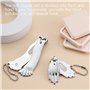 Lot de 2 Coupe-Ongles en Acier Inoxydable,Coupe Ongle Amusant en Forme de Pied et de Main,Nail Clipper pour Ongles Epais,Ongles
