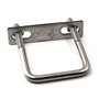 Lot de 4 boulons en U carrés M6 x 25 x 50 mm en acier inoxydable 304