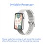 Frgnie Lot de 6 films de protection d'écran HD flexibles en TPU pour montre de fitness SHANG WING L2