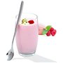 Ensemble de cuillères à Latte Macchiato, 6 pièces, 22 cm - cuillères Longues pour Cocktails et Desserts, Acier Inoxydable Poli,