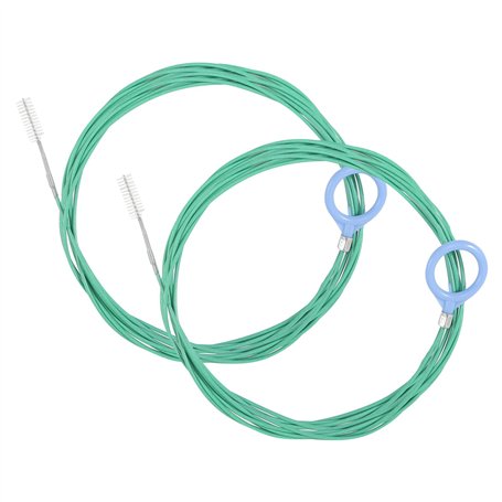 Lot de 2 brosses de nettoyage pour toit ouvrant - 300 cm - Brosse de nettoyage flexible extra longue - Brosse de nettoyage soupl