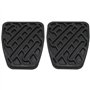 BIAREN Lot de 2 plaquettes de pédale de frein et d'embrayage en caoutchouc pour Nissan Qashqai 2007-2020 (véhicules manuels) 465