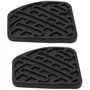 BIAREN Lot de 2 plaquettes de pédale de frein et d'embrayage en caoutchouc pour Nissan Qashqai 2007-2020 (véhicules manuels) 465