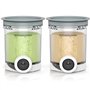 Lot de 2 bacs à glace Creami Deluxe pour sorbetière Ninja Creami NC700 et NC701 Series - Sans BPA - Passe au lave-vaisselle