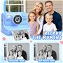 Subtail Appareil Photo Instantané Enfant - 2.4 Écran Appareil Photo Numérique Enfant avec Mode Selfie et Carte 32GB et Papier d'