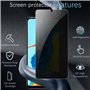 Vuciya Lot de 2 Protection Écran Anti-Espion pour Huawei P30 lite Verre Trempé Lot de 2 Protecteur d''Objectif de Caméra 9H Dure