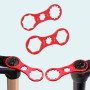 JJiaoLinin Clé à Fourche Avant de Vélo, 2 Pièces Vélo Retirer Installer Une clé Outil de Suspension pour XCR/XCM/XCT/RST MTB, Ro