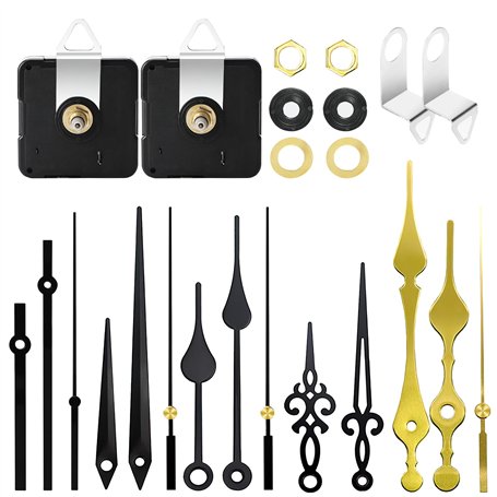 2 Pièces Mecanisme Horloge Murale