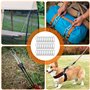 GeekerChip Lot de 30 Petit Mousqueton,Mousquetons en Aluminium Porte Clef Mousqueton,3.6 * 41 mm,pour Sac à Dos Laisse Chien Cam
