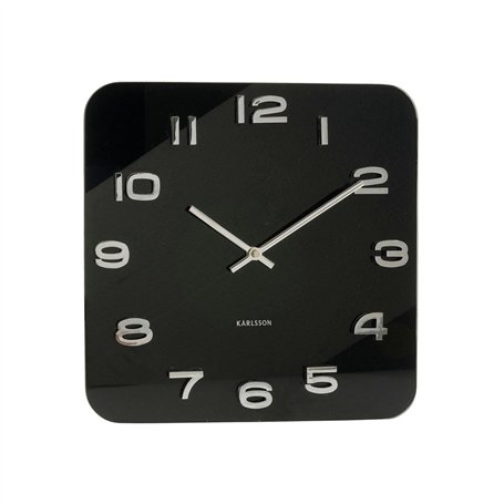 Karlsson KA4399 Vintage Pendule Murale Verre Blanc 4