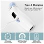 YADOBIG Aspirateur Nasal Bebe Électrique avec 5 Niveaux D'Aspiration, Electrique Mouche Bebe avec 3 Embouts en Silicone et Pince