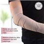 Strehknewen 6 bandes élastiques de compression avec clips métalliques – Bandages médicaux de fixation pour genoux, chevilles et