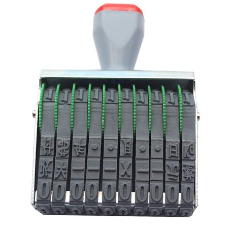 Tampon à rouleau à 10 chiffres